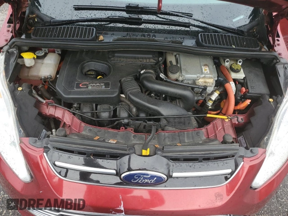2013 Ford C-Max Energi SEL with VIN 1FADP5CU3DL536444, listed as a Copart auction lot 64052694 with 52,293 mi miles and Salvage Title. Bid and sale history available at carsss.com. Image 11.