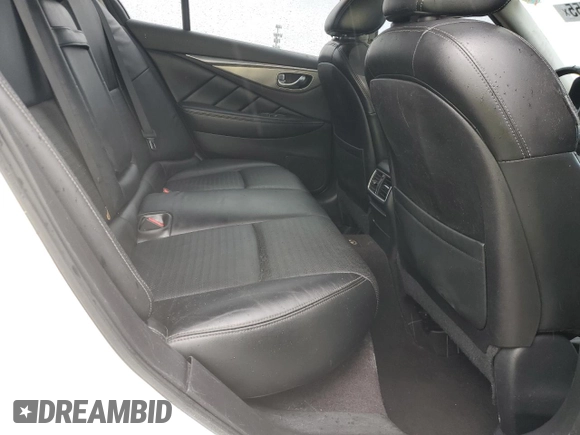 2014 Infiniti Q50 Sport with VIN JN1BV7AP7EM689505, listed as a Copart auction lot 57477555 with 133,824 mi miles and Salvage title. Bid and sale history available at DreamBid. Image 10.