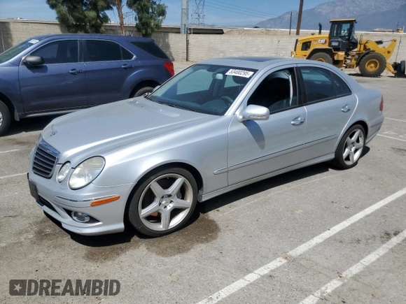 2009 Mercedes-Benz E-Class Luxury 3.5L with VIN WDBUF56X39B425021, listed as a Copart auction lot 53400295 with 0 mi miles and Clean Title. Bid and sale history available at carsss.com. Image 1.