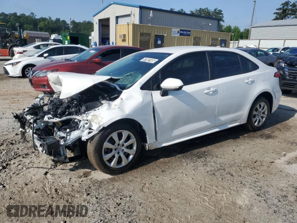 2025 Toyota Corolla LE z VIN 5YFB4MDE0SP255458, wystawiony jako Copart lot #57692105 z przebiegiem Nie podano mil oraz Czysty tytuł • Clean title. Historia ofert i sprzedaży dostępna na DreamBid. Obrazek 1.