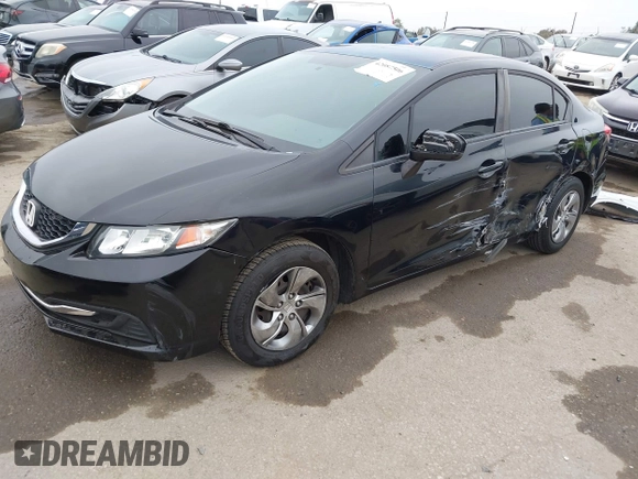 2014 Honda Civic Sedan LX with VIN 19XFB2F50EE227853, listed as a IAAI auction lot 42087506 with 113,120 mi miles. Bid and sale history available at carsss.com. Image 17.