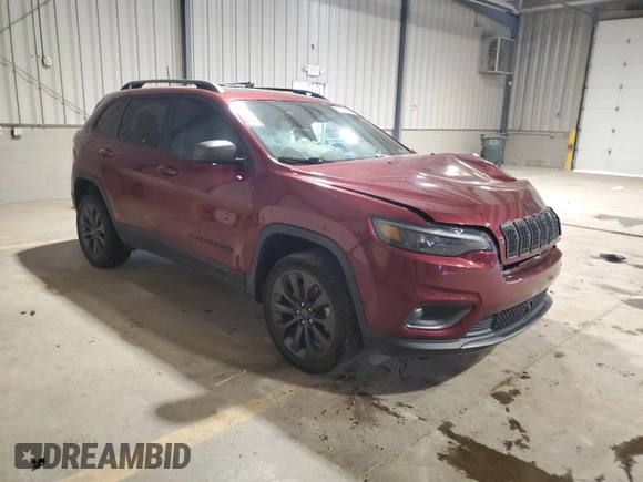 2021 Jeep Cherokee Latitude Lux with VIN 1C4PJMMX7MD117583, listed as a Copart auction lot 59594645 with 33,538 mi miles and Salvage title. Bid and sale history available at DreamBid. Image 4.