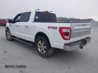 2021 Ford F-150 XL with VIN 1FTFW1E83MFA40301, listed as a IAAI auction lot 41542719 with 132,629 mi miles. Bid and sale history available at carsss.com. Image 3.