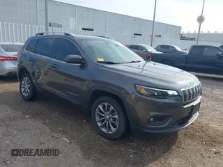 2019 Jeep Cherokee Latitude Plus with VIN 1C4PJLLB2KD403502, listed as a IAAI auction lot 42026964 with 57,000 mi miles and . Bid and sale history available at DreamBid. Image 1.