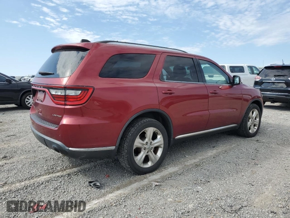 2014 Dodge Durango Limited z VIN 1C4RDJDG1EC520626, wystawiony jako Copart lot #52431285 z przebiegiem 97 233 mil mil oraz Szkoda całkowita • Salvage title. Historia ofert i sprzedaży dostępna na DreamBid. Obrazek 3.