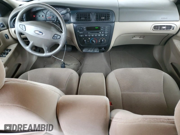 2000 Ford Taurus SE with VIN 1FAFP53U1YG262412, listed as a Copart auction lot 50383705 with 166,541 mi miles and Salvage Title. Bid and sale history available at DreamBid. Image 8.