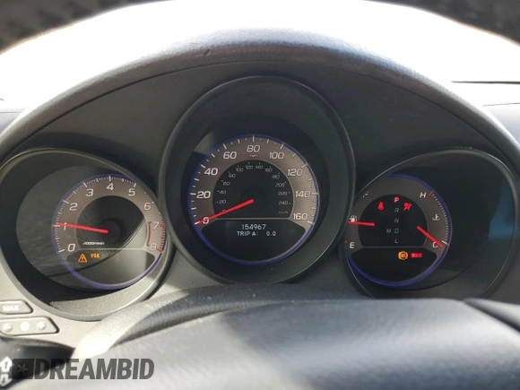 2008 Acura TL with VIN 19UUA66288A049819, listed as a Copart auction lot 49431255 with 154,967 mi miles and Salvage Title. Bid and sale history available at carsss.com. Image 9.