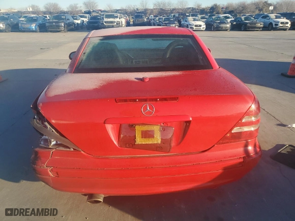 2004 Mercedes-Benz SLK-Class with VIN WDBKK49F94F302227, listed as a Copart auction lot 42408355 with 63,317 mi miles and Salvage Title. Bid and sale history available at carsss.com. Image 6.
