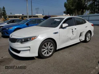 2016 Kia Optima EX with VIN 5XXGU4L32GG086761, listed as a Copart auction lot 64317125 with 145,967 mi miles and Salvage title. Bid and sale history available at DreamBid. Image 1.