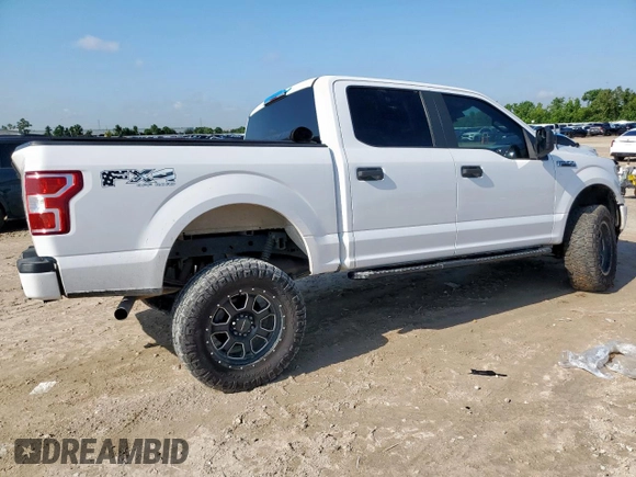 2018 Ford F-150 XL with VIN 1FTEW1E59JKF20623, listed as a Copart auction lot 58075035 with 66,949 mi miles and Salvage title. Bid and sale history available at DreamBid. Image 3.