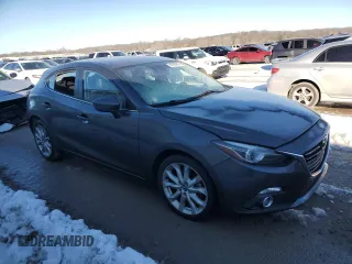 2015 Mazda 3 S Grand Touring with VIN JM1BM1M33F1221067, listed as a Copart auction lot 88398405 with 100,168 mi miles and Salvage Title. Bid and sale history available at DreamBid. Image 4.