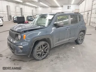 2021 Jeep Renegade Latitude with VIN ZACNJDB15MPM73647, listed as a IAAI auction lot 41334134 with 60,033 mi miles. Bid and sale history available at carsss.com. Image 17.