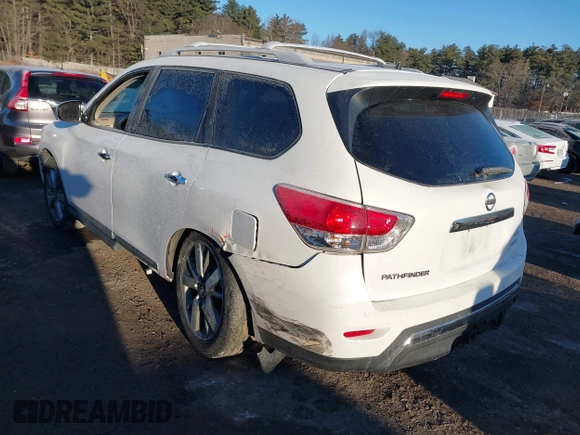 2013 Nissan Pathfinder SV with VIN 5N1AR2MM2DC635949, listed as a IAAI auction lot 41415060 with 90,809 mi miles. Bid and sale history available at carsss.com. Image 3.