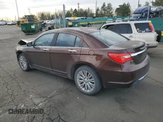2013 Chrysler 200 Limited with VIN 1C3CCBCG4DN507313, listed as a Copart auction lot 50978835 with 97,540 mi miles and Salvage Title. Bid and sale history available at DreamBid. Image 2.