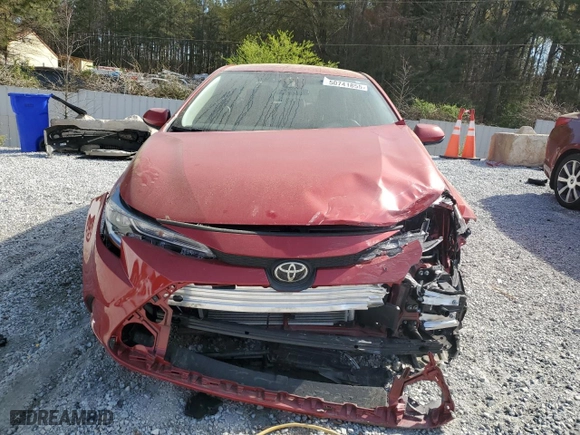 2021 Toyota Corolla LE with VIN JTDVPMAE1MJ166093, listed as a Copart auction lot 50741855 with 29,628 mi miles and Salvage Title. Bid and sale history available at carsss.com. Image 5.