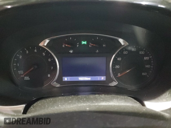 2020 Chevrolet Traverse LT with VIN 1GNEVHKW9LJ236935, listed as a Copart auction lot 56395265 with 102,336 mi miles and Salvage title. Bid and sale history available at DreamBid. Image 9.