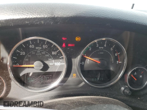 2011 Jeep Wrangler Unlimited Rubicon with VIN 1J4BA6H1XBL571187, listed as a Copart auction lot 54412505 with 83,819 mi miles and Clean title. Bid and sale history available at DreamBid. Image 9.