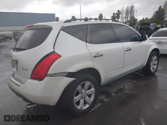 2007 Nissan Murano S with VIN JN8AZ08W77W636607, listed as a IAAI auction lot 41778534 with 187,821 mi miles and . Bid and sale history available at DreamBid. Image 4.