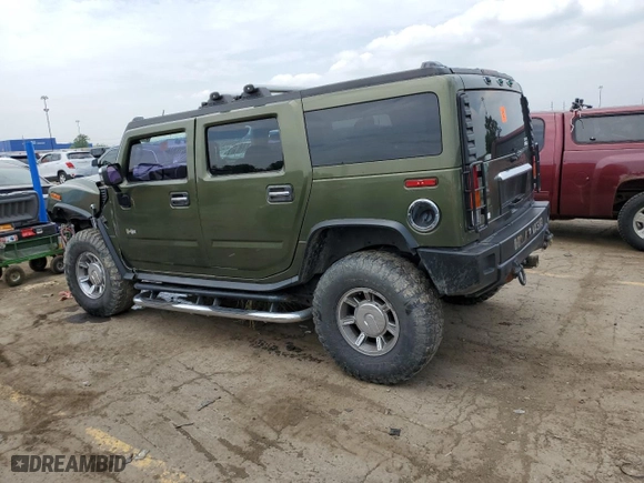 2003 Hummer H2 with VIN 5GRGN23U93H122807, listed as a Copart auction lot 54326474 with 161,945 mi miles and Salvage Title. Bid and sale history available at carsss.com. Image 2.