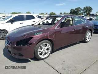 2014 Nissan Maxima SV with VIN 1N4AA5AP9EC468685, listed as a Copart auction lot 62609475 with 148,871 mi miles and Salvage title. Bid and sale history available at DreamBid. Image 1.