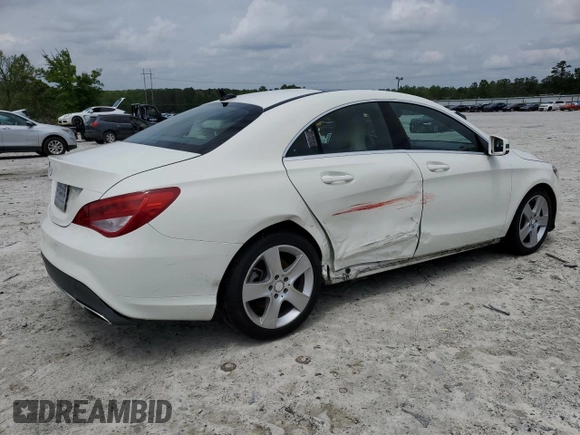 2017 Mercedes-Benz CLA 250 with VIN WDDSJ4EB1HN439381, listed as a Copart auction lot 54482405 with 94,731 mi miles and Salvage Title. Bid and sale history available at DreamBid. Image 3.
