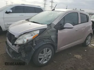 2013 Chevrolet Spark LS with VIN KL8CB6S90DC608037, listed as a Copart auction lot 49492595 with 118,286 mi miles and Salvage Title. Bid and sale history available at carsss.com. Image 1.