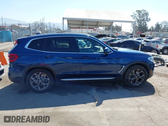 2020 BMW X3 sDrive30i with VIN 5UXTY3C05L9D42497, listed as a IAAI auction lot 42131413 with 41,538 mi miles and . Bid and sale history available at DreamBid. Image 13.
