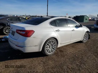 2015 Kia Cadenza Premium with VIN KNALN4D74F5168777, listed as a Copart auction lot 42695565 with Not Provided miles and Salvage Title. Bid and sale history available at carsss.com. Image 3.
