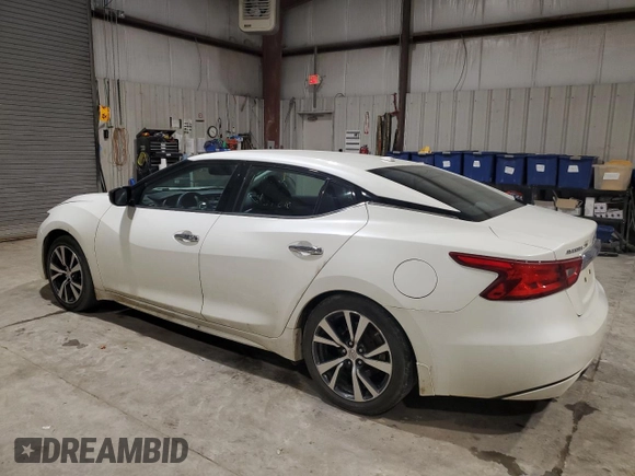 2017 Nissan Maxima S with VIN 1N4AA6AP6HC385662, listed as a Copart auction lot 45093465 with 95,978 mi miles and Salvage Title. Bid and sale history available at DreamBid. Image 2.
