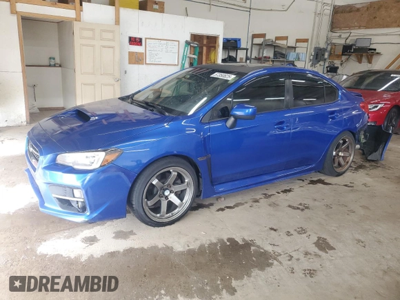 2016 Subaru WRX Limited z VIN JF1VA1J66G9818095, wystawiony jako Copart lot #57350825 z przebiegiem 81 551 mil mil oraz Nie do naprawy • Non repairable. Historia ofert i sprzedaży dostępna na DreamBid. Obrazek 1.