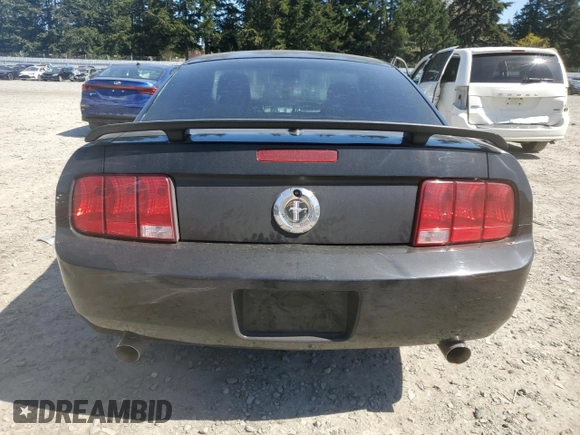 2009 Ford Mustang with VIN 1ZVHT80N295107200, listed as a Copart auction lot 53107595 with 102,704 mi miles and Salvage Title. Bid and sale history available at carsss.com. Image 6.