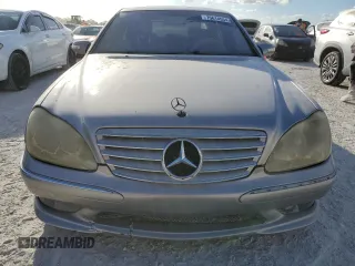 2004 Mercedes-Benz S-Class with VIN WDBNG75J24A416688, listed as a Copart auction lot 75614554 with 0 mi miles and Salvage Title. Bid and sale history available at carsss.com. Image 5.