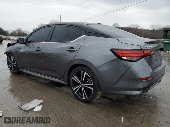 2022 Nissan Sentra SR z VIN 3N1AB8DV5NY262034, wystawiony jako Copart lot #43456595 z przebiegiem 61 182 mil mil oraz Szkoda całkowita • Salvage title. Historia ofert i sprzedaży dostępna na DreamBid. Obrazek 2.