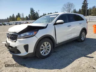 2019 Kia Sorento LX V6 with VIN 5XYPGDA52KG471088, listed as a Copart auction lot 52947275 with 95,327 mi miles and Salvage Title. Bid and sale history available at carsss.com. Image 1.