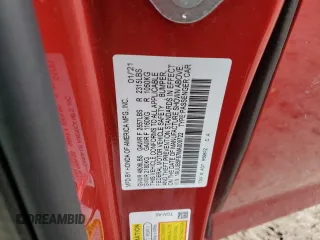 2021 Acura TLX w/Advance Package with VIN 19UUB5F67MA009722, listed as a Copart auction lot 43056775 with 27,394 mi miles and Salvage Title. Bid and sale history available at carsss.com. Image 13.