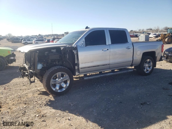 2018 Chevrolet Silverado 1500 LTZ with VIN 3GCUKSEC8JG512550, listed as a Copart auction lot 48170555 with 81,105 mi miles and Salvage Title. Bid and sale history available at carsss.com. Image 1.