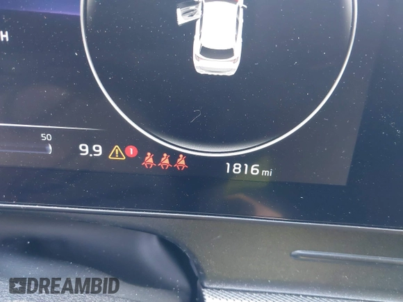 2025 Kia Sportage SX-Prestige with VIN 5XYK5CDF2SG301912, listed as a IAAI auction lot 42553193 with 1,816 mi miles and . Bid and sale history available at DreamBid. Image 7.