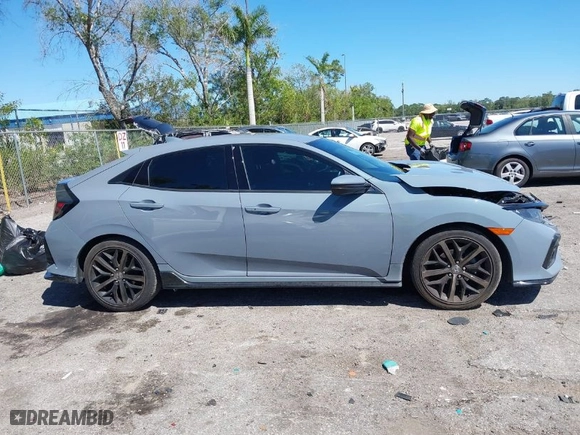 2021 Honda Civic Hatchback Sport with VIN SHHFK7H45MU213228, listed as a IAAI auction lot 41780240 with 58,998 mi miles. Bid and sale history available at carsss.com. Image 13.