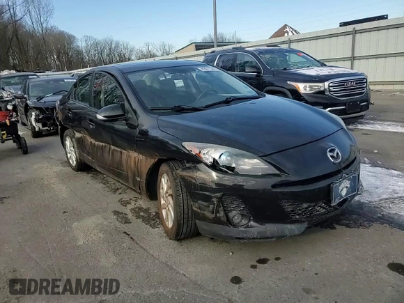 2013 Mazda 3 i Grand Touring with VIN JM1BL1WP1D1742398, listed as a Copart auction lot 42011345 with 84,863 mi miles and Salvage Title. Bid and sale history available at carsss.com. Image 11.