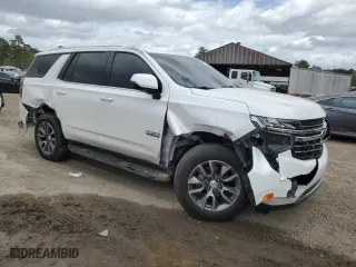 2022 Chevrolet Tahoe LT with VIN 1GNSCNKDXNR200696, listed as a Copart auction lot 49776255 with 0 mi miles and Salvage Title. Bid and sale history available at carsss.com. Image 4.