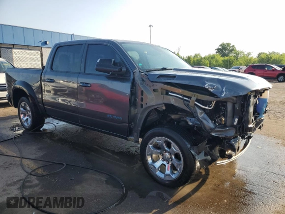 2019 Ram 1500 Big Horn with VIN 1C6SRFFT5KN572391, listed as a Copart auction lot 60092425 with 116,824 mi miles and Clean title. Bid and sale history available at DreamBid. Image 4.