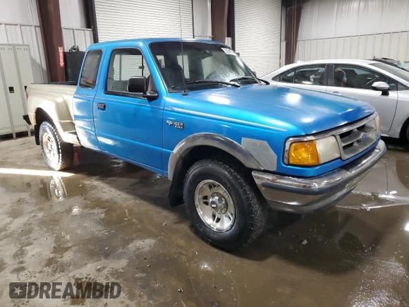 1995 Ford Ranger XLT with VIN 1FTDR15X7SPB20603, listed as a Copart auction lot 78269074 with 215,551 mi miles and Salvage Title. Bid and sale history available at DreamBid. Image 4.