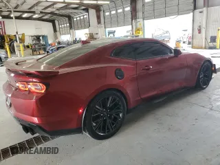 2021 Chevrolet Camaro ZL1 with VIN 1G1FK1R69M0140239, listed as a Copart auction lot 78714864 with 28,416 mi miles and Salvage Title. Bid and sale history available at carsss.com. Image 3.