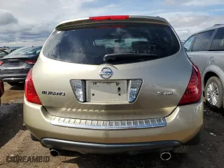 2007 Nissan Murano S with VIN JN8AZ08W47W660458, listed as a Copart auction lot 72420424 with 63,868 mi miles and Salvage Title. Bid and sale history available at carsss.com. Image 6.