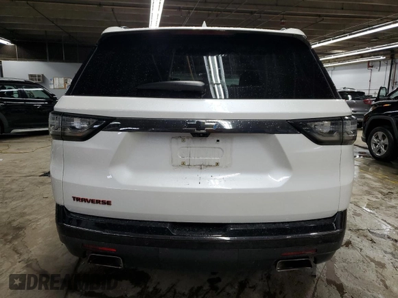 2018 Chevrolet Traverse Premier z VIN 1GNERKKW8JJ109978, wystawiony jako Copart lot #51374415 z przebiegiem 147 029 mil mil oraz Szkoda całkowita • Salvage title. Historia ofert i sprzedaży dostępna na DreamBid. Obrazek 6.