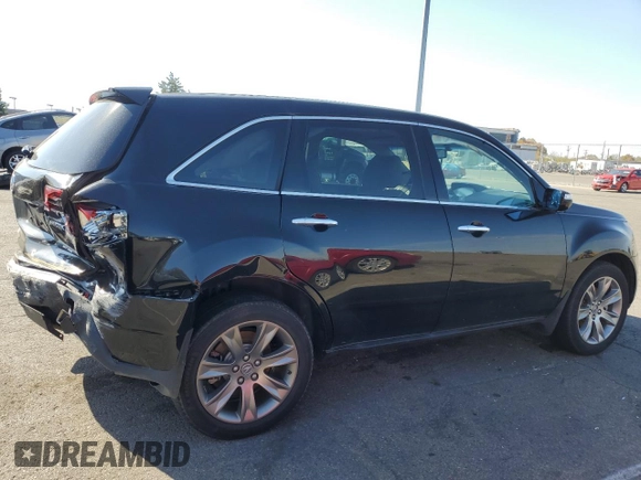 2010 Acura MDX Advance with VIN 2HNYD2H53AH533597, listed as a Copart auction lot 77006174 with 123,981 mi miles and Salvage Title. Bid and sale history available at DreamBid. Image 3.
