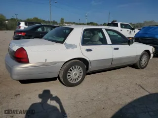 2008 Mercury Grand Marquis LS with VIN 2MEHM75V18X615415, listed as a Copart auction lot 69058844 with 112,291 mi miles and Salvage Title. Bid and sale history available at carsss.com. Image 3.