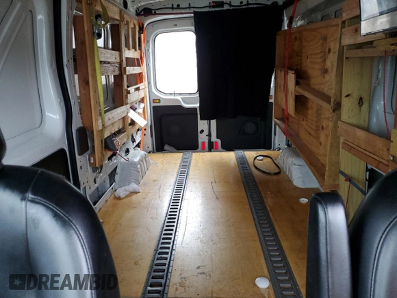 2020 Ford Transit Cargo with VIN 1FTBR1C85LKA60760, listed as a Copart auction lot 42207175 with 326,520 mi miles and Clean Title. Bid and sale history available at carsss.com. Image 10.