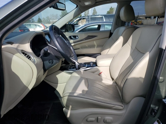 2017 Infiniti QX60 with VIN 5N1DL0MM6HC515158, listed as a Copart auction lot 56573325 with 107,132 mi miles and Clean Title. Bid and sale history available at DreamBid. Image 7.