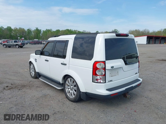2012 Land Rover LR4 Lux with VIN SALAK2D45CA599203, listed as a IAAI auction lot 42125284 with 131,050 mi miles and . Bid and sale history available at DreamBid. Image 3.